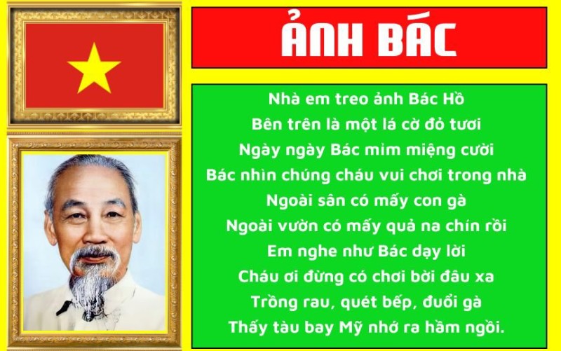 Bài thơ Ảnh Bác