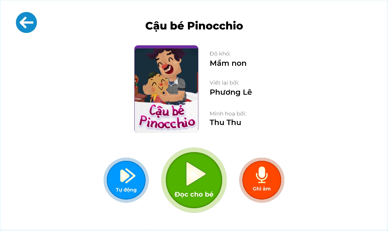 Truyện tranh  Cậu bé Pinocchio