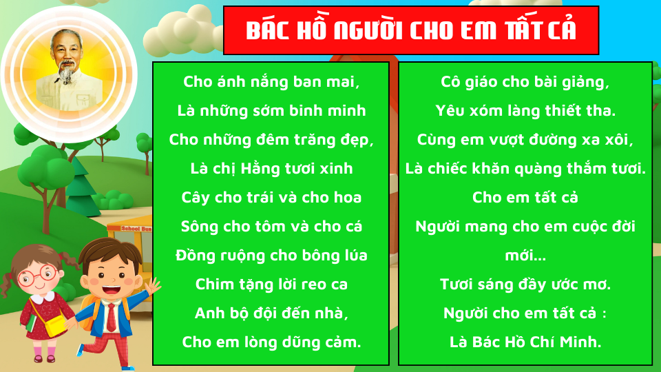 Bác Hồ – Người cho em tất cả