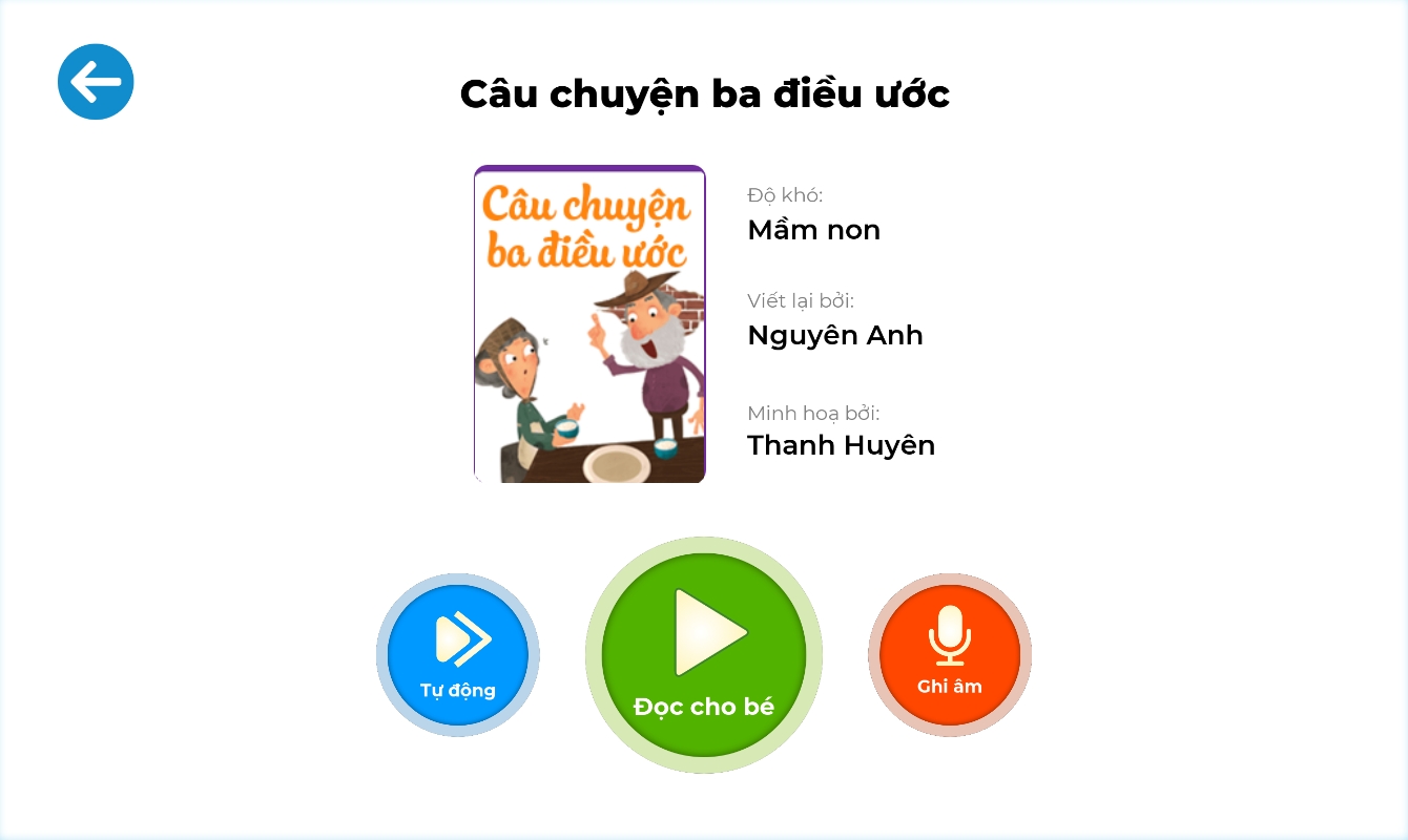 Truyện tranh Câu chuyện 3 điều ước