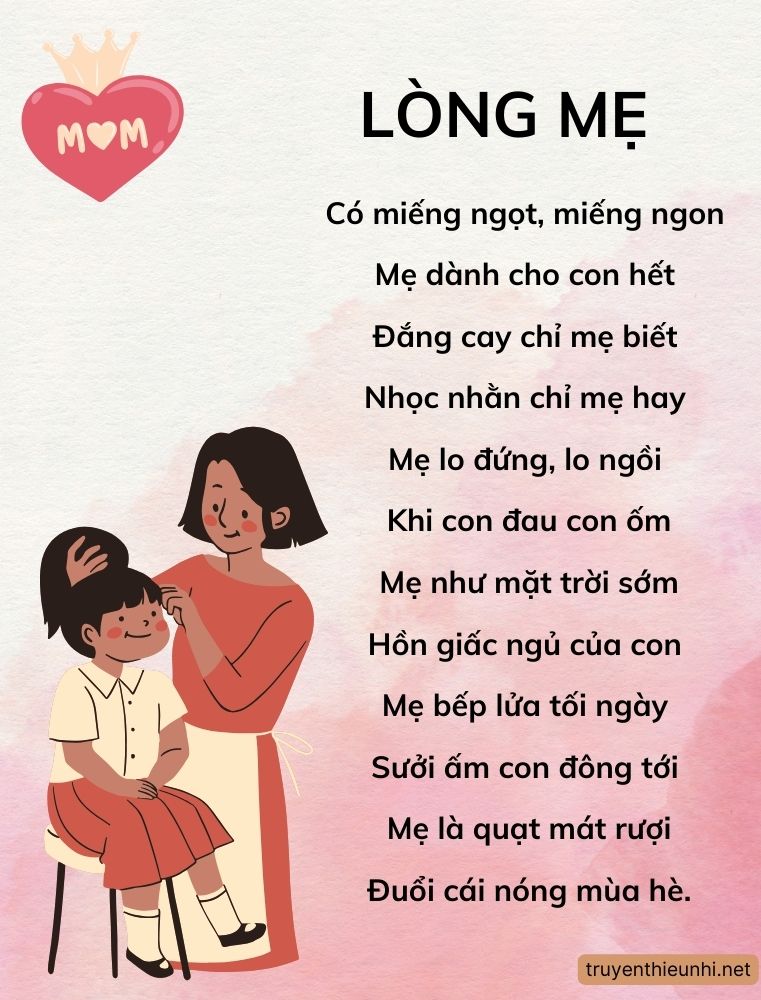 Bài thơ Lòng mẹ