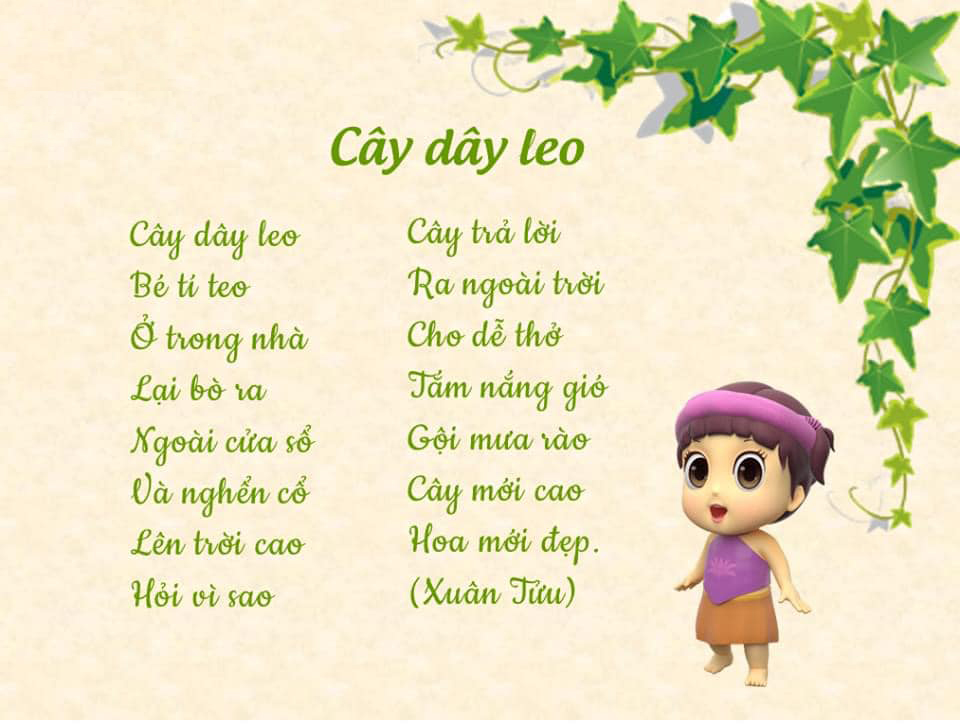 Bài thơ Cây dây leo