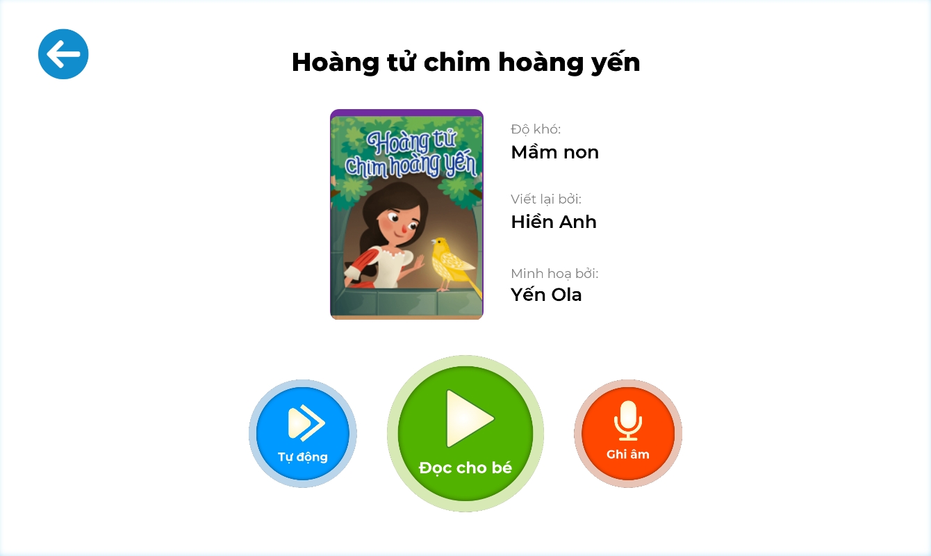 Truyện tranh  Hoàng tử chim hoàng yến