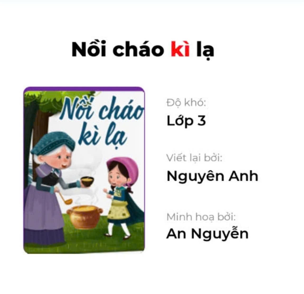 Nồi cháo kì lạ