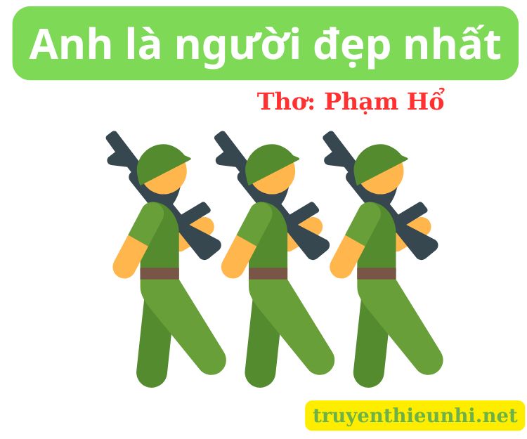 Anh là người đẹp nhất