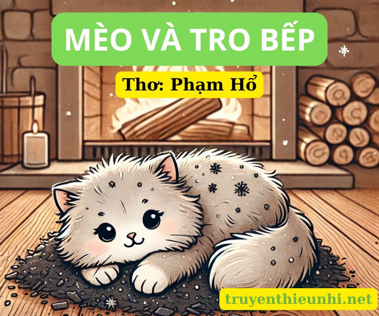 Bải thơ Mèo và tro bếp