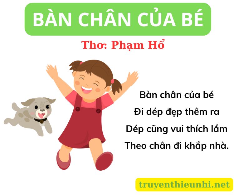 Bàn chân của bé