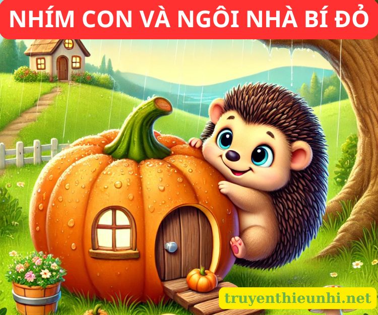 Truyện thiếu nhi: Nhím con và ngôi nhà bí đỏ