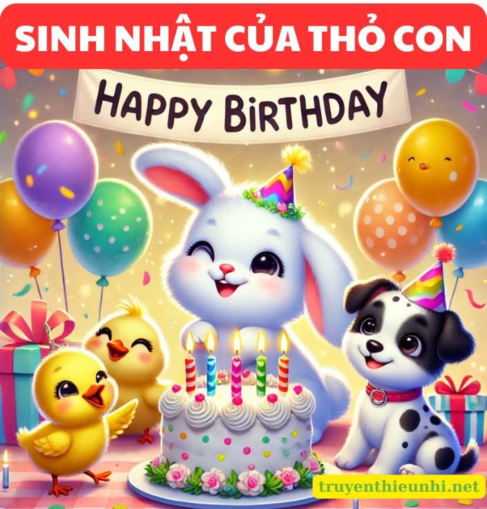 Truyện tranh Sinh nhật của Thỏ con